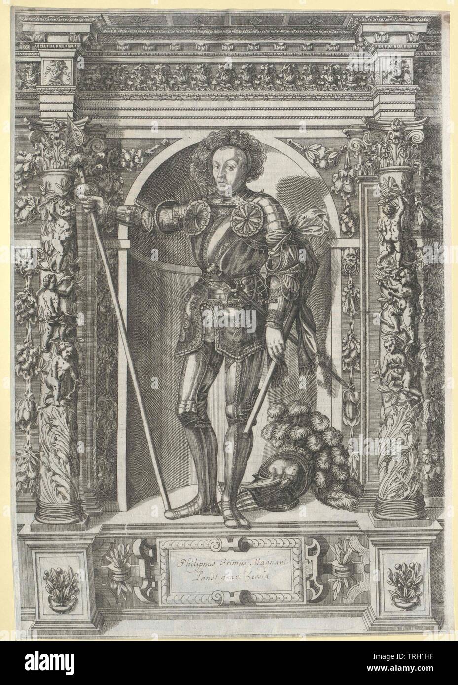 Philipp I the noble, landgrave of Hesse, Additional-Rights-Clearance-Info-Not-Available Stock Photo