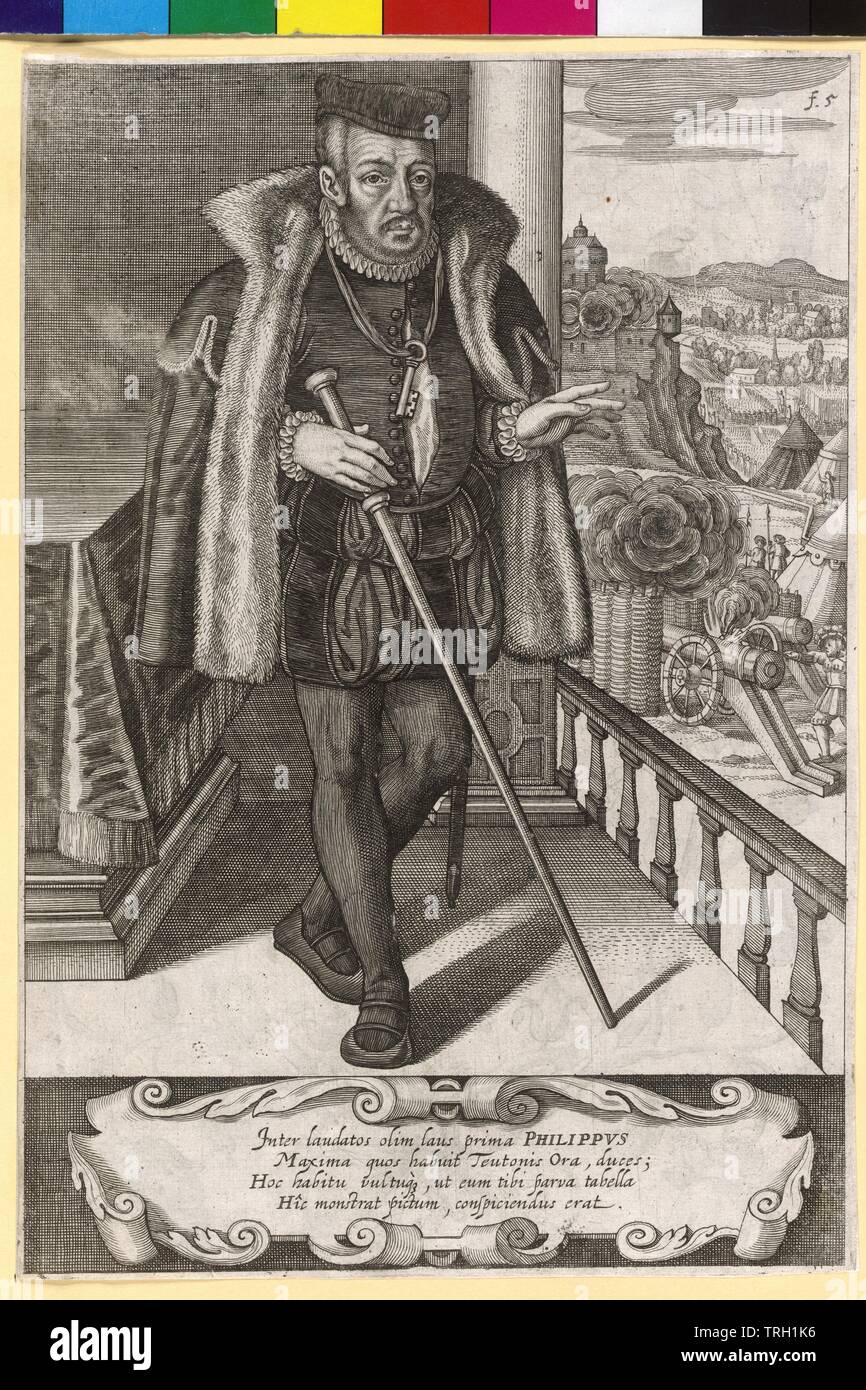 Philipp I the noble, landgrave of Hesse, Additional-Rights-Clearance-Info-Not-Available Stock Photo