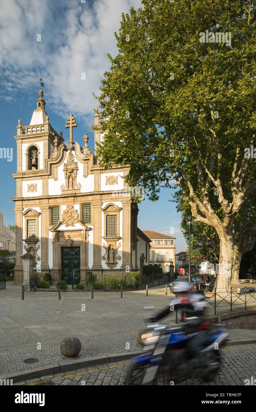 Igreja de Sao Pedro, Vila Real, Portugal Stock Photo