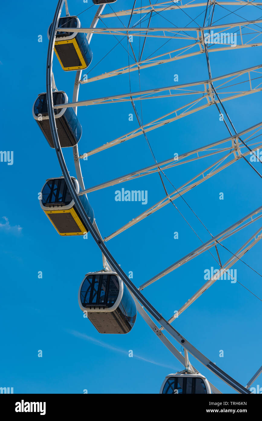 Large ferris wheel in Munich, Germany Stock Photo - Alamy