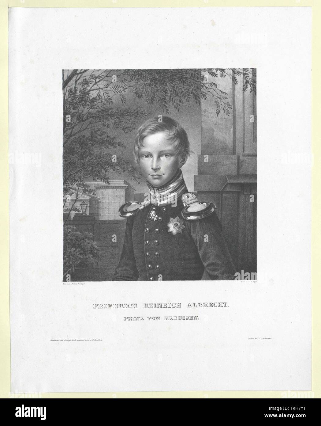 Albrecht, Prince of Prussia, Additional-Rights-Clearance-Info-Not-Available Stock Photo
