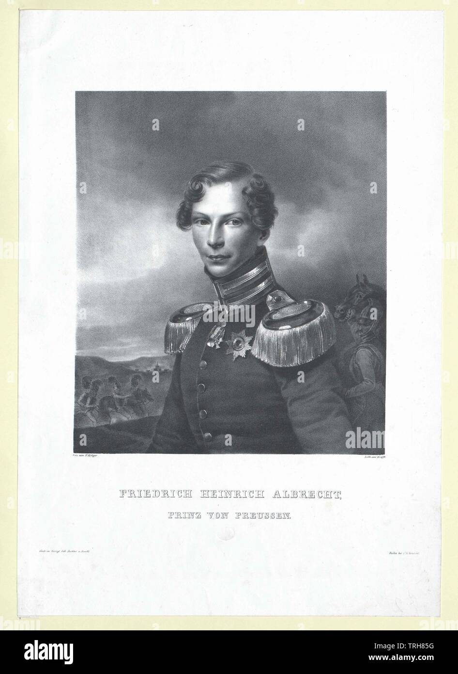 Albrecht, Prince of Prussia, Additional-Rights-Clearance-Info-Not-Available Stock Photo