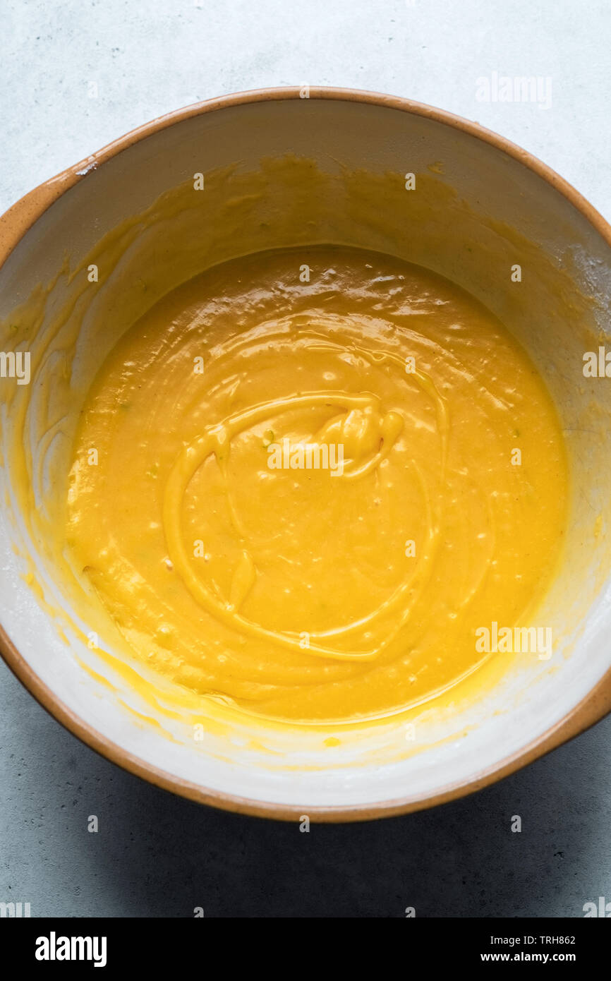 Cake batter Stock Photo Alamy
