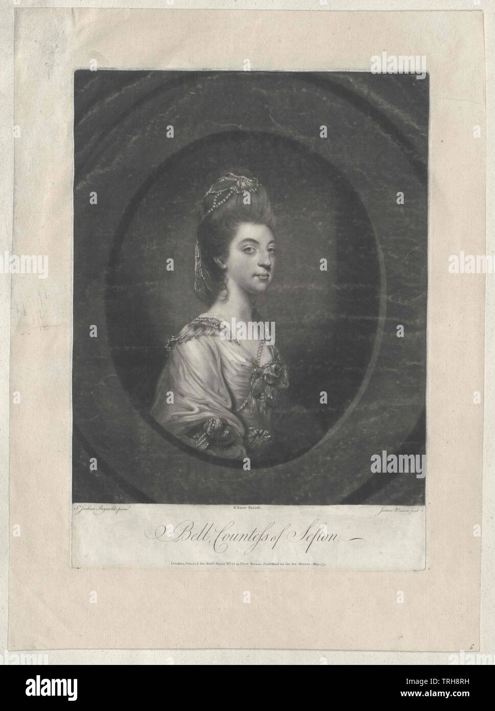 Stanhope, lady Isabella, Additional-Rights-Clearance-Info-Not-Available Stock Photo