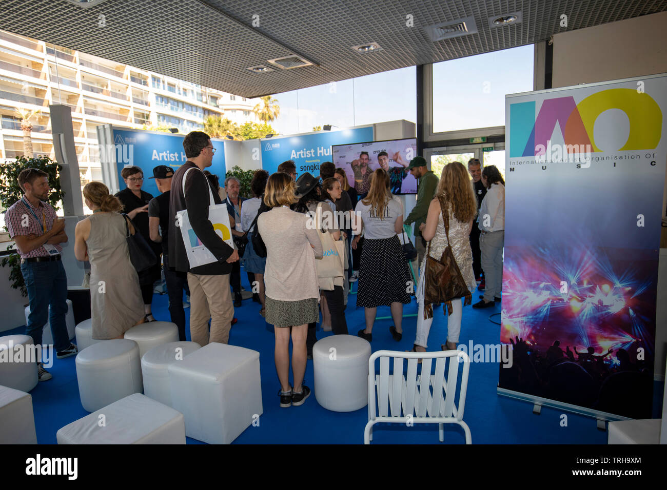 Cannes, France, 5 June 2019 Midem 2019 - Home of the global Music community at the Palais des Festivals in Cannes © ifnm / Alamy Live News Stock Photo