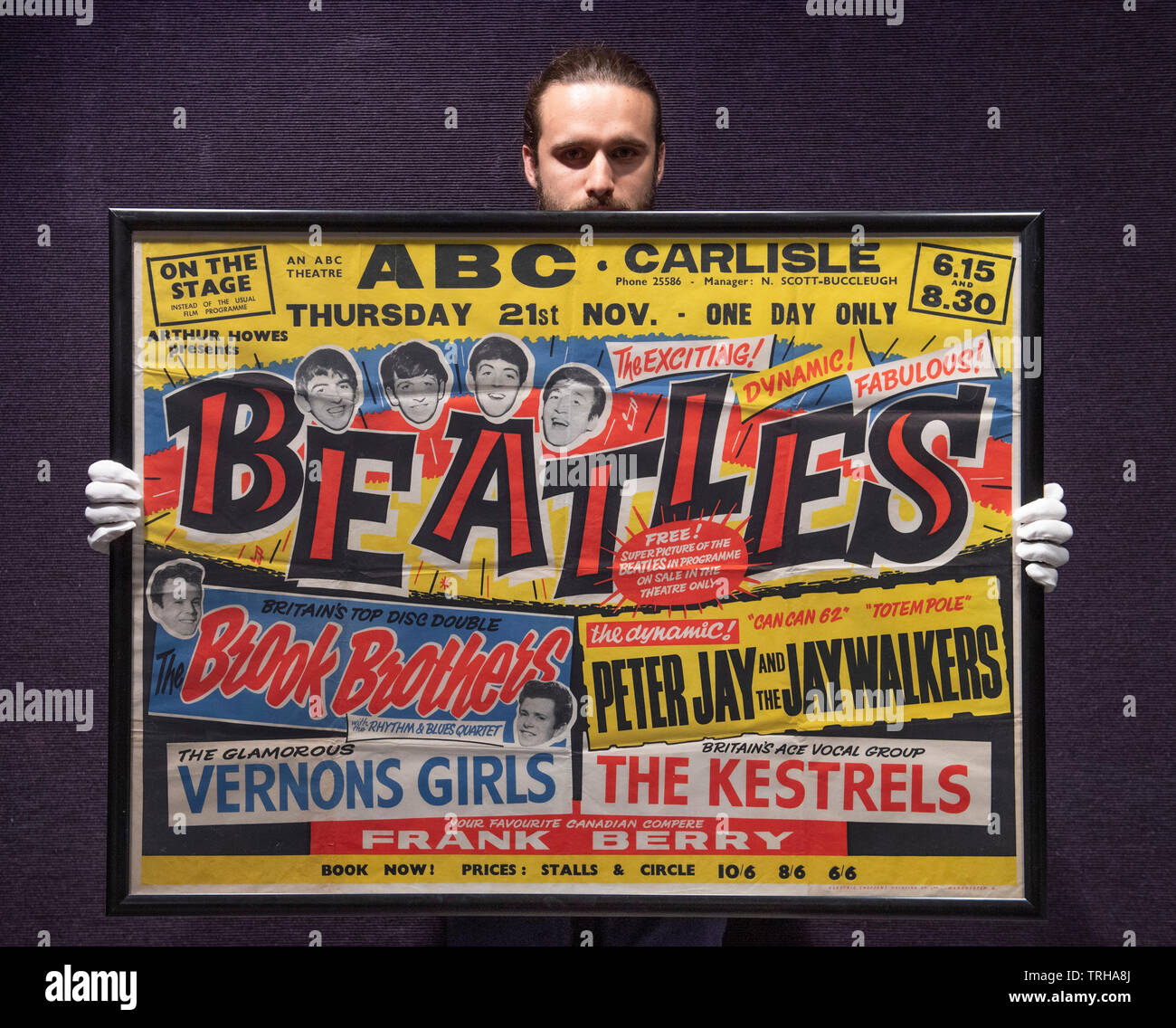 The beatles concert poster hi-res stock photography and images Alamy