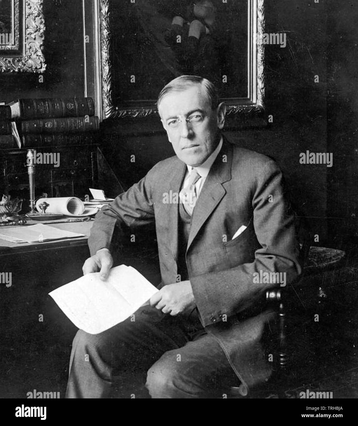 Woodrow wilson Black and White Stock Photos & Images Alamy