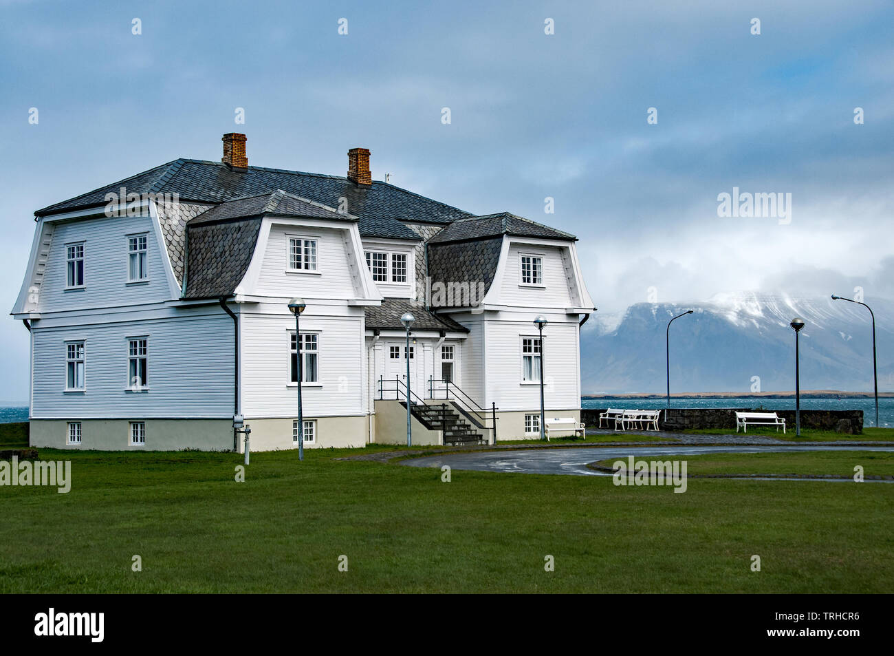 Hofdi House. Views of Iceland Stock Photo - Alamy