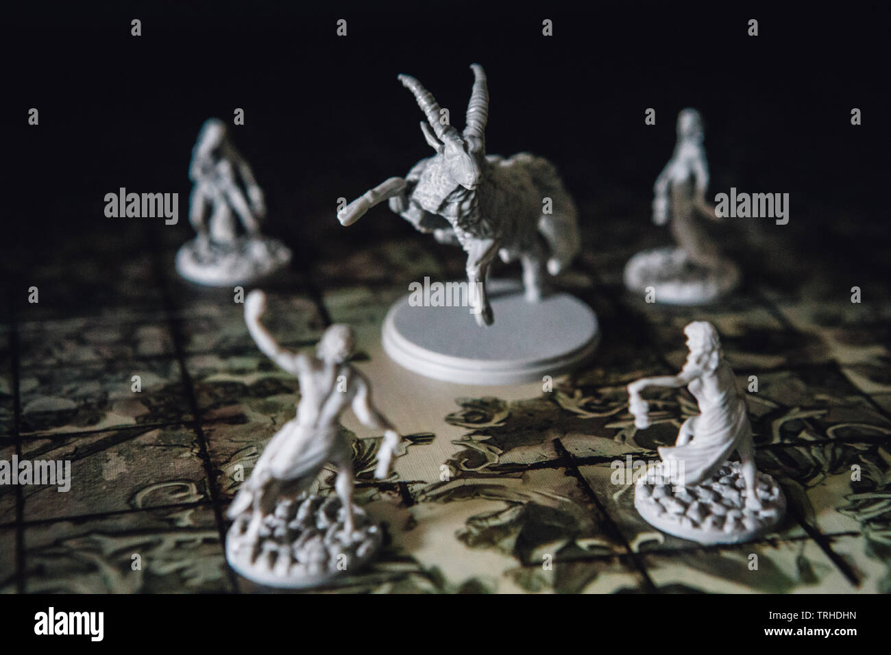 Miniatures In The Board Game Kingdom Death Monster By Adam Poots