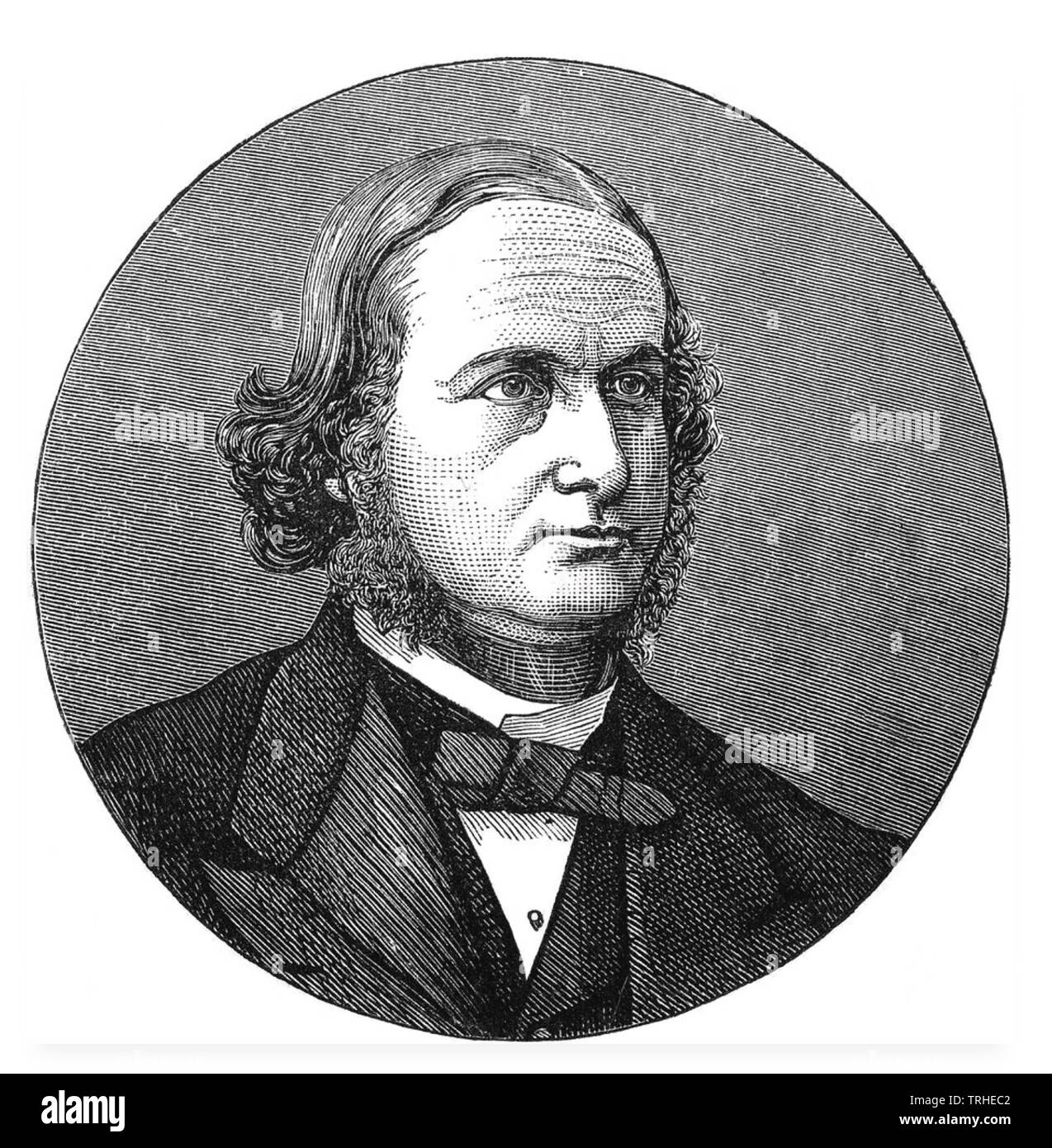 GUSTAV KIRCHHOFF (1824-1887) German physicist Stock Photo