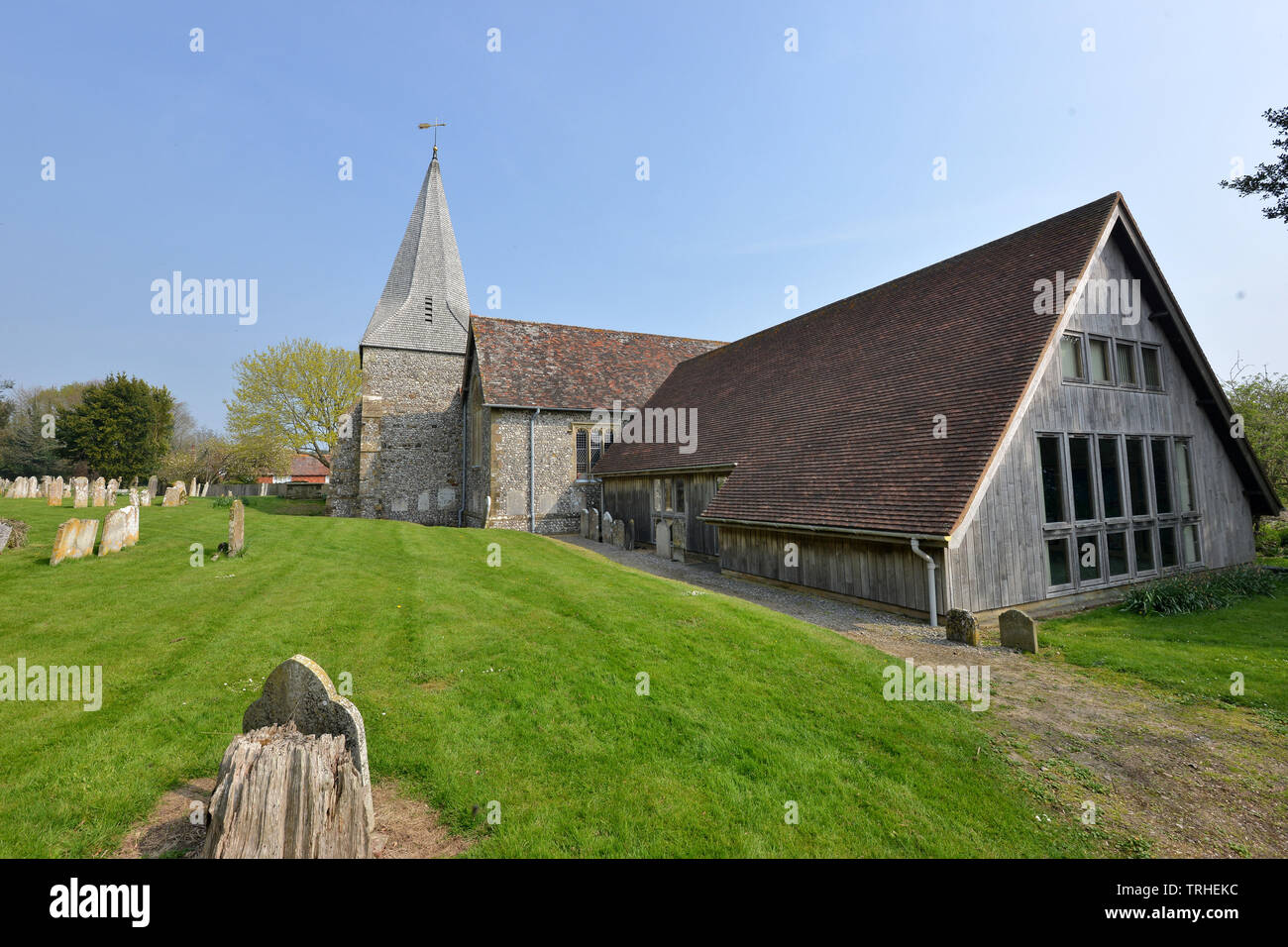 St Marys, Church, Barcombe, East Sussex, UK Stock Photo