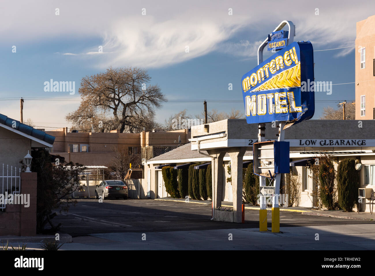 Historic route 66 sign albuquerque hires stock photography and images