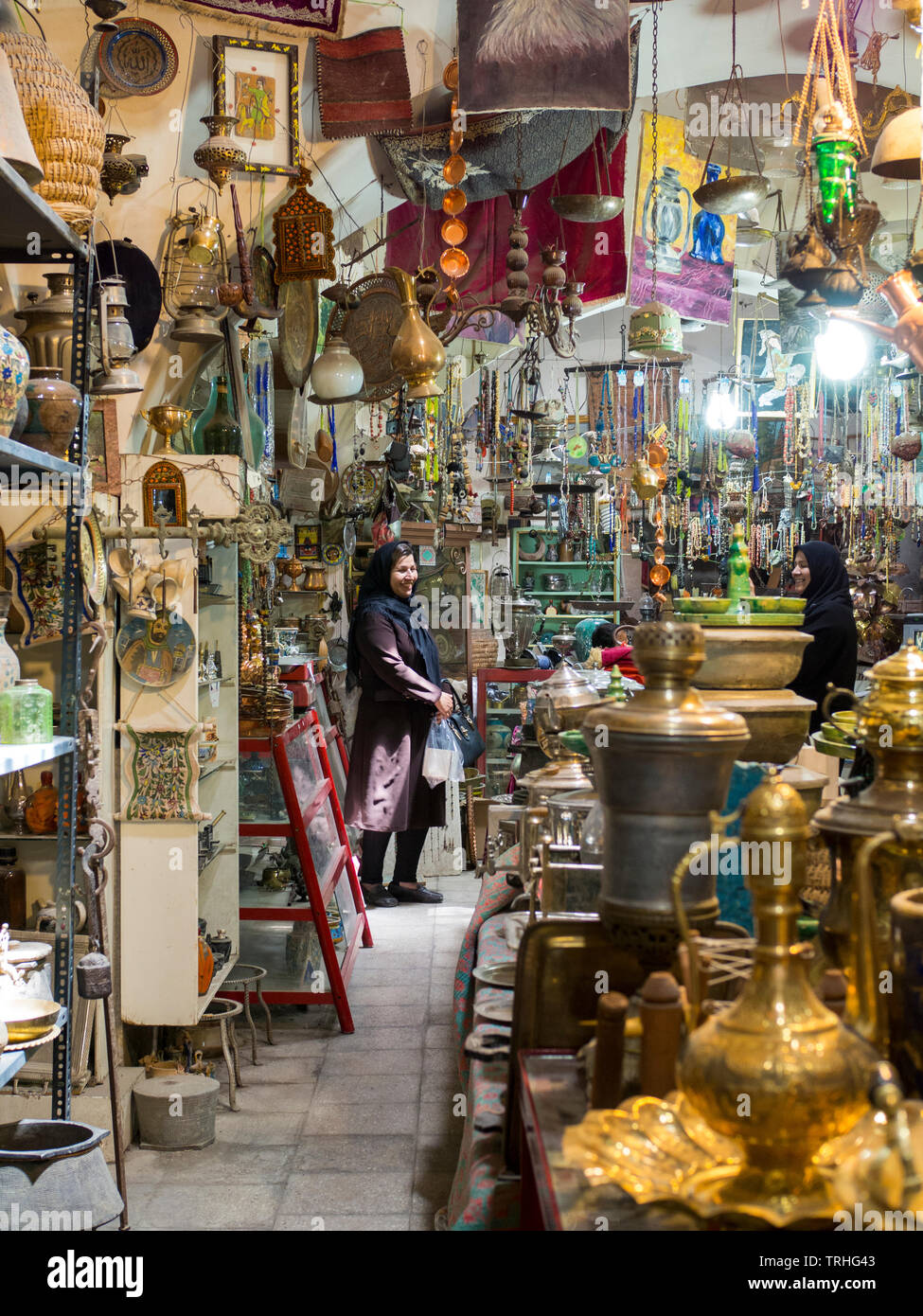 Women Shoppers In A Nick nack Shop The Bazaar Or Market Place In The 