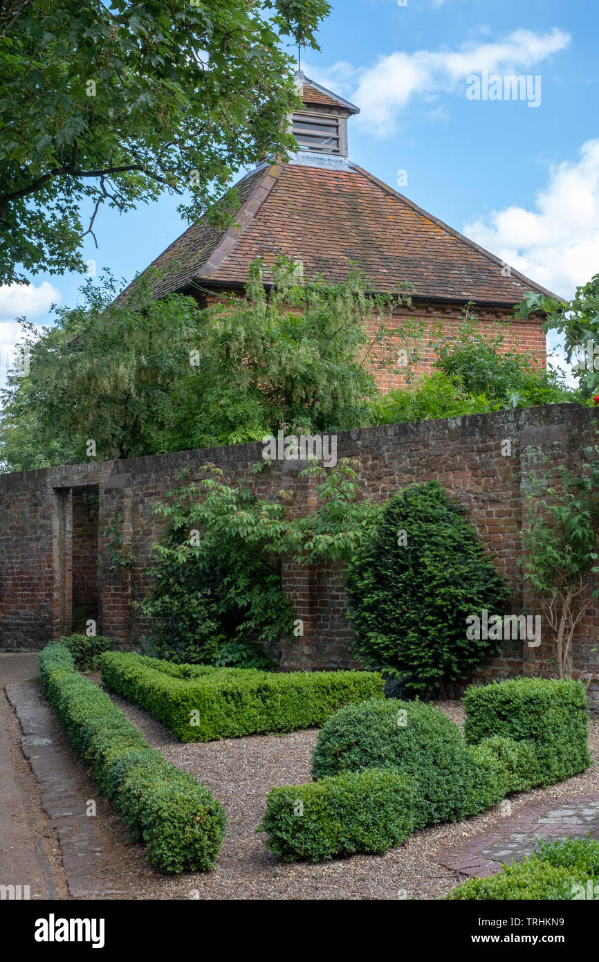 Eastcote House Gardens, dovecot next to the historic walled garden in