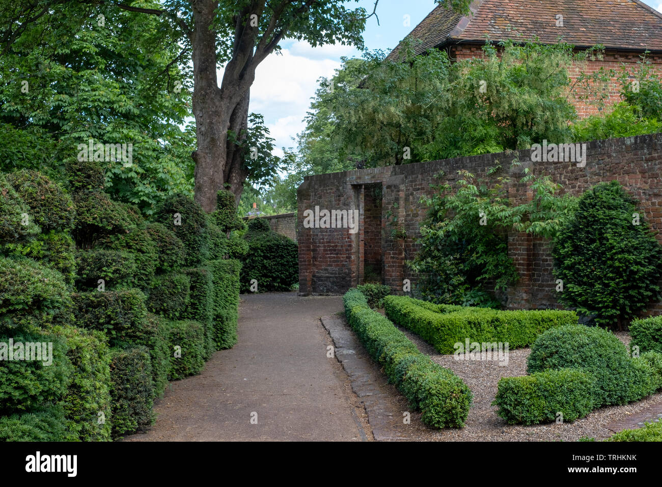 Eastcote House Gardens, dovecot next to the historic walled garden in