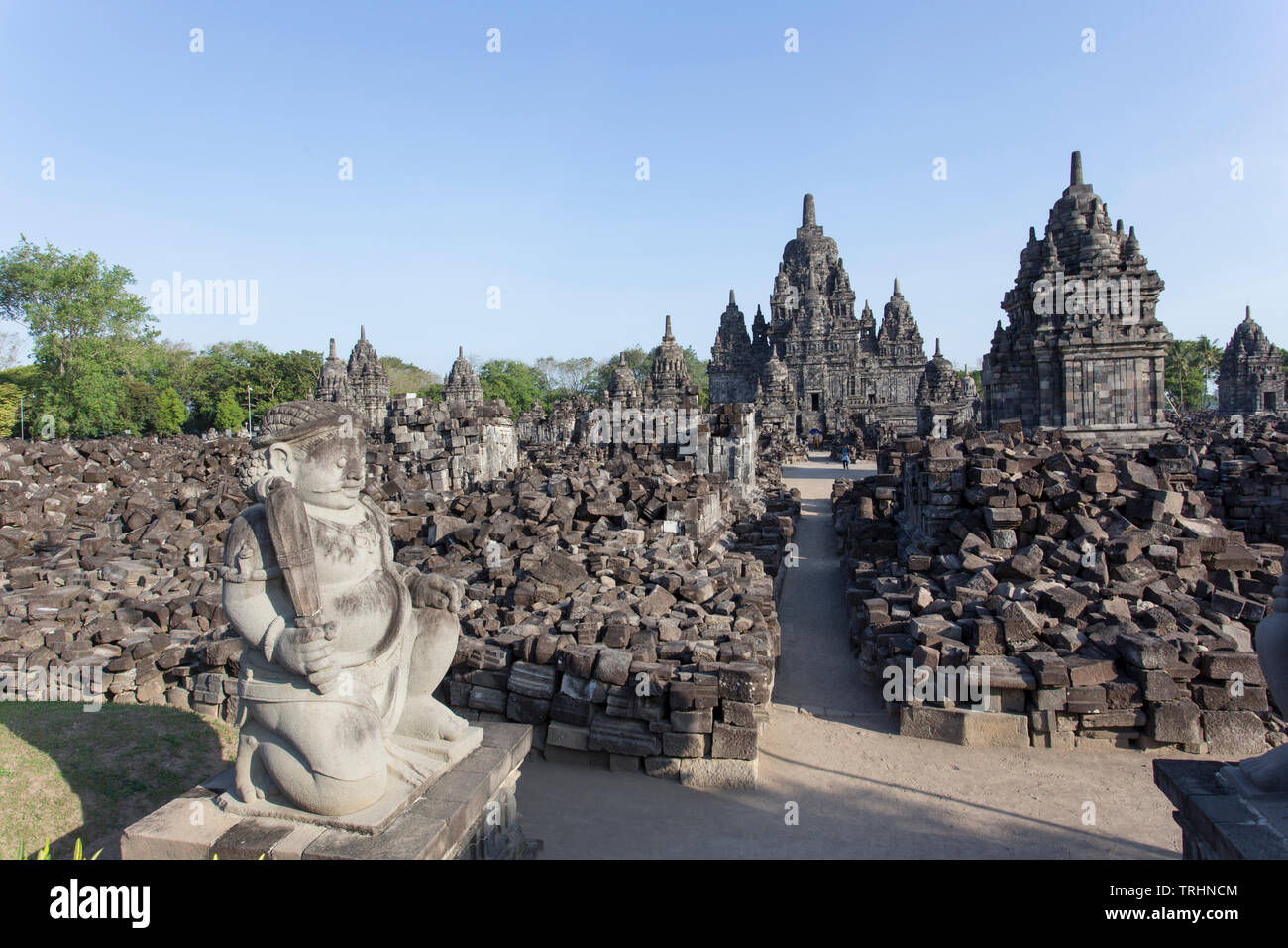 Yogyakarta, Indonesia - August 04, 2017: tourists visiting Prambanan ...