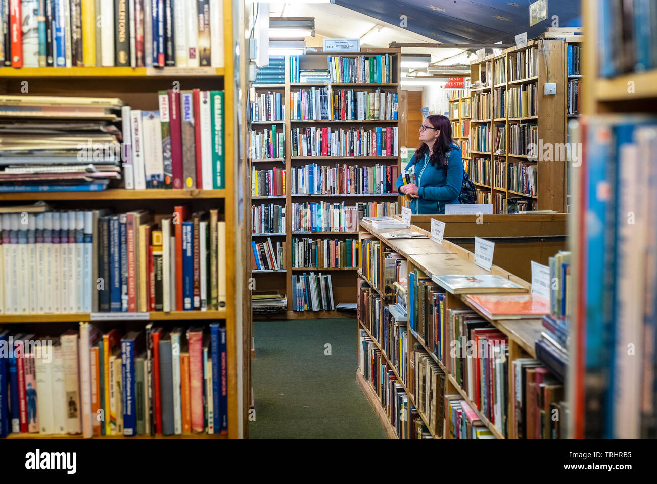 Hay Cinema bookshop, Hay on Wye, Wales Stock Photo - Alamy