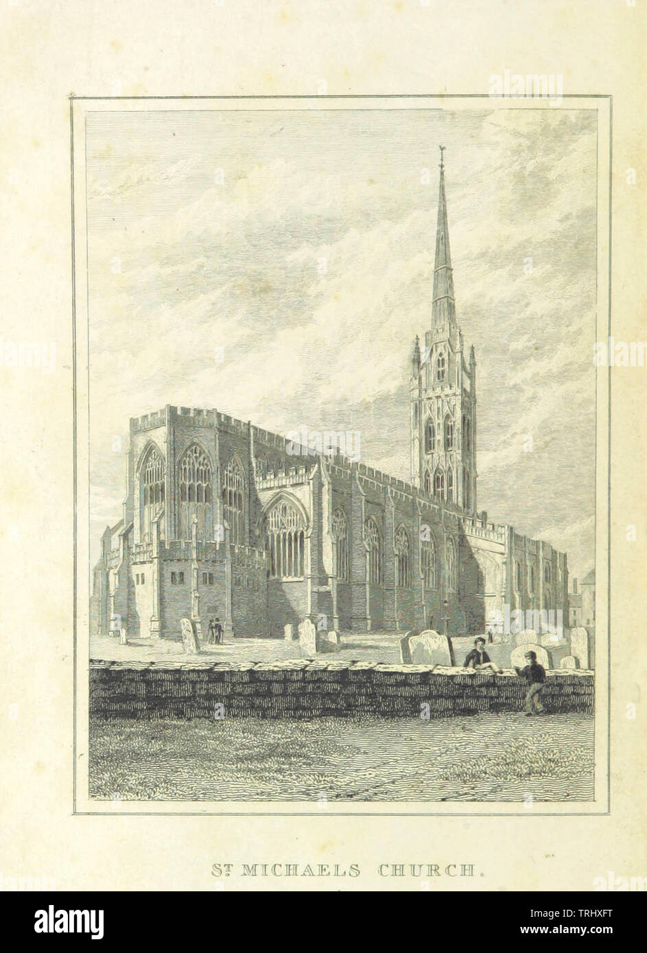 The Coventry Guide containing concise account of the ancient history of the city and particular descriptions of the churches St. Mary Hall and other public buildings. Illustrated with eight engravings Stock Photo