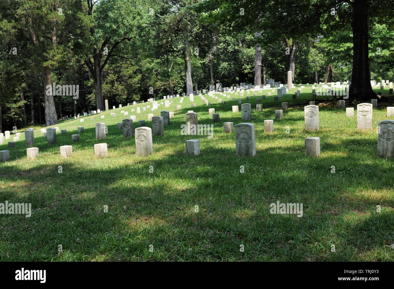 Shiloh National Cemetery, Shiloh National Military Park Stock Photo Alamy