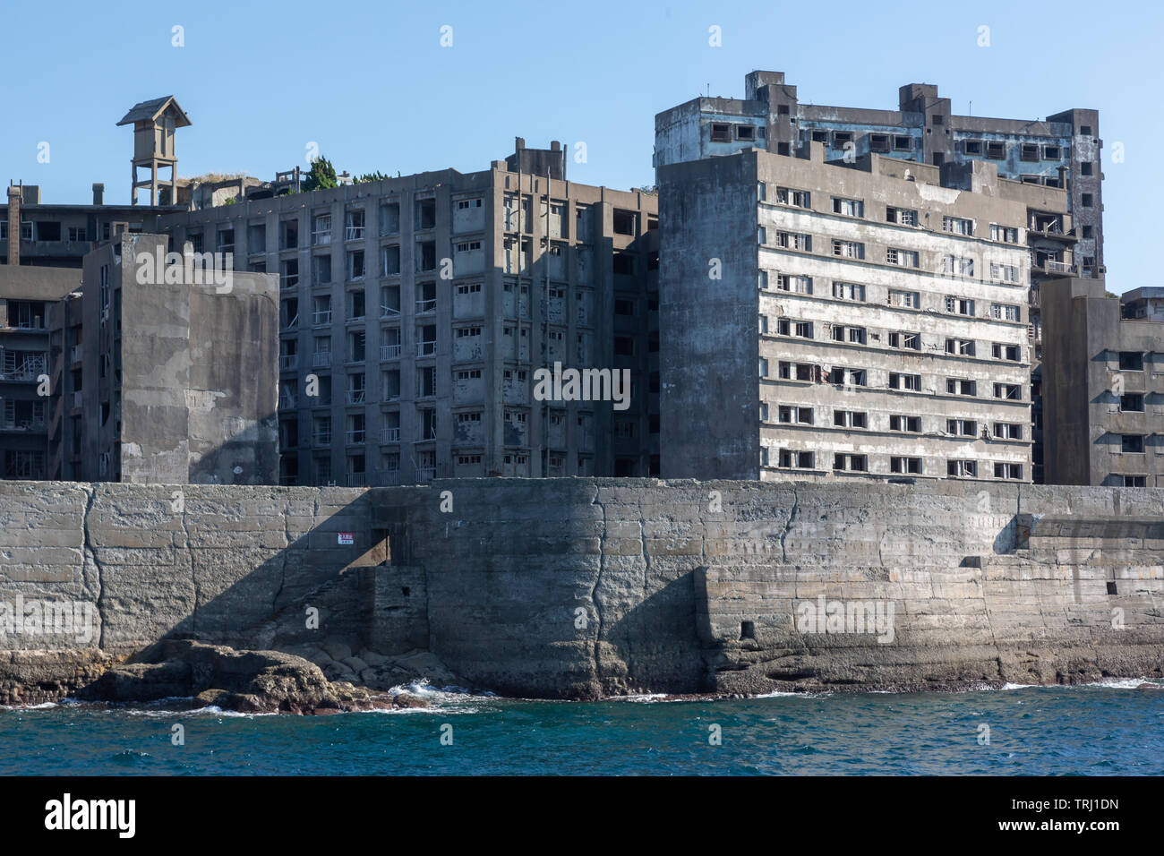Gunkanjima / Hashima Island / Battleship Island, Nagasaki, Japan Stock