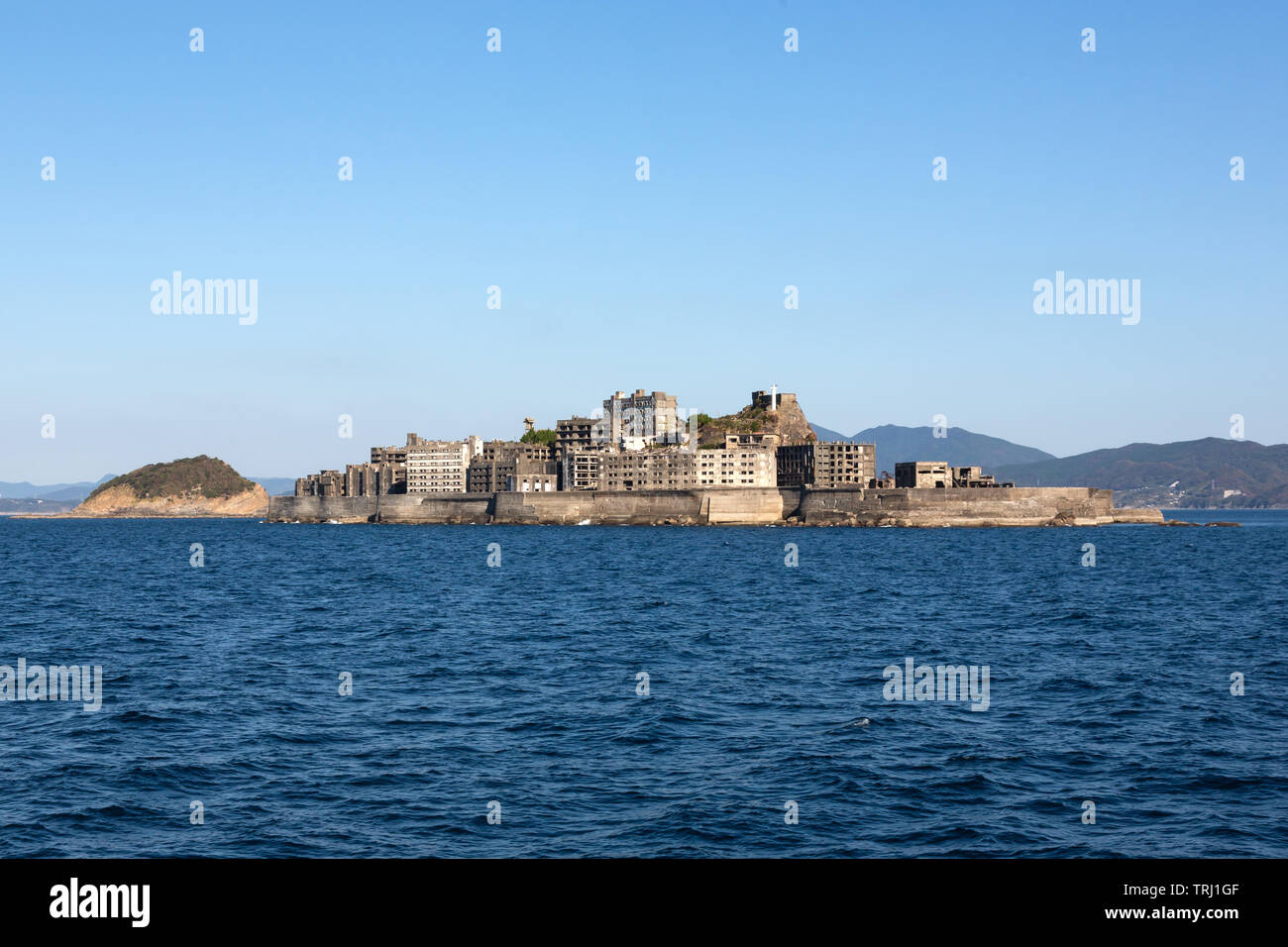 Gunkanjima / Hashima Island / Battleship Island, Nagasaki, Japan Stock