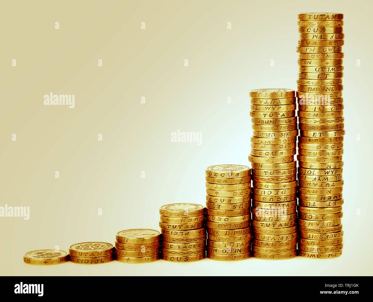 Gold Coins Stock Photo