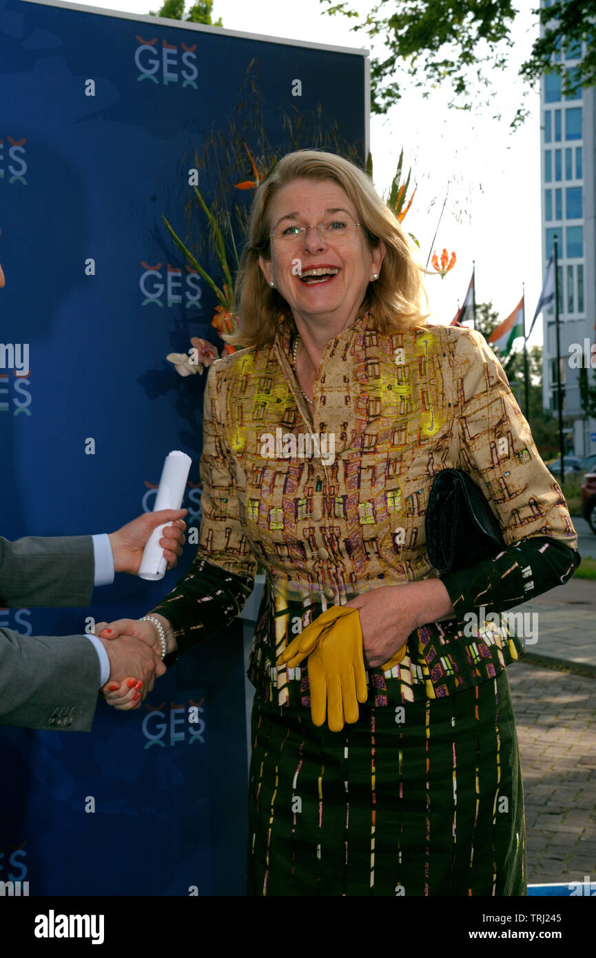 World Forum, The Hague, The Netherlands. 4th June, 2019. The Mayor of The Hague Pauline Kikke, arrives at the Global Entrepreneurship Summit 2019. The Stock Photo