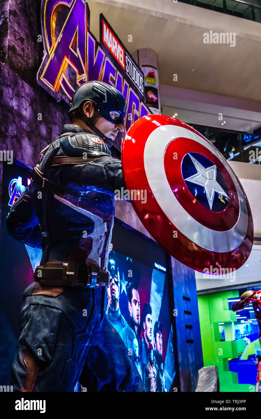 Marvel Studios' Avengers, Endgame Event at Suntec City, Singapore. Imagem  Editorial - Imagem de filme, homem: 272328290