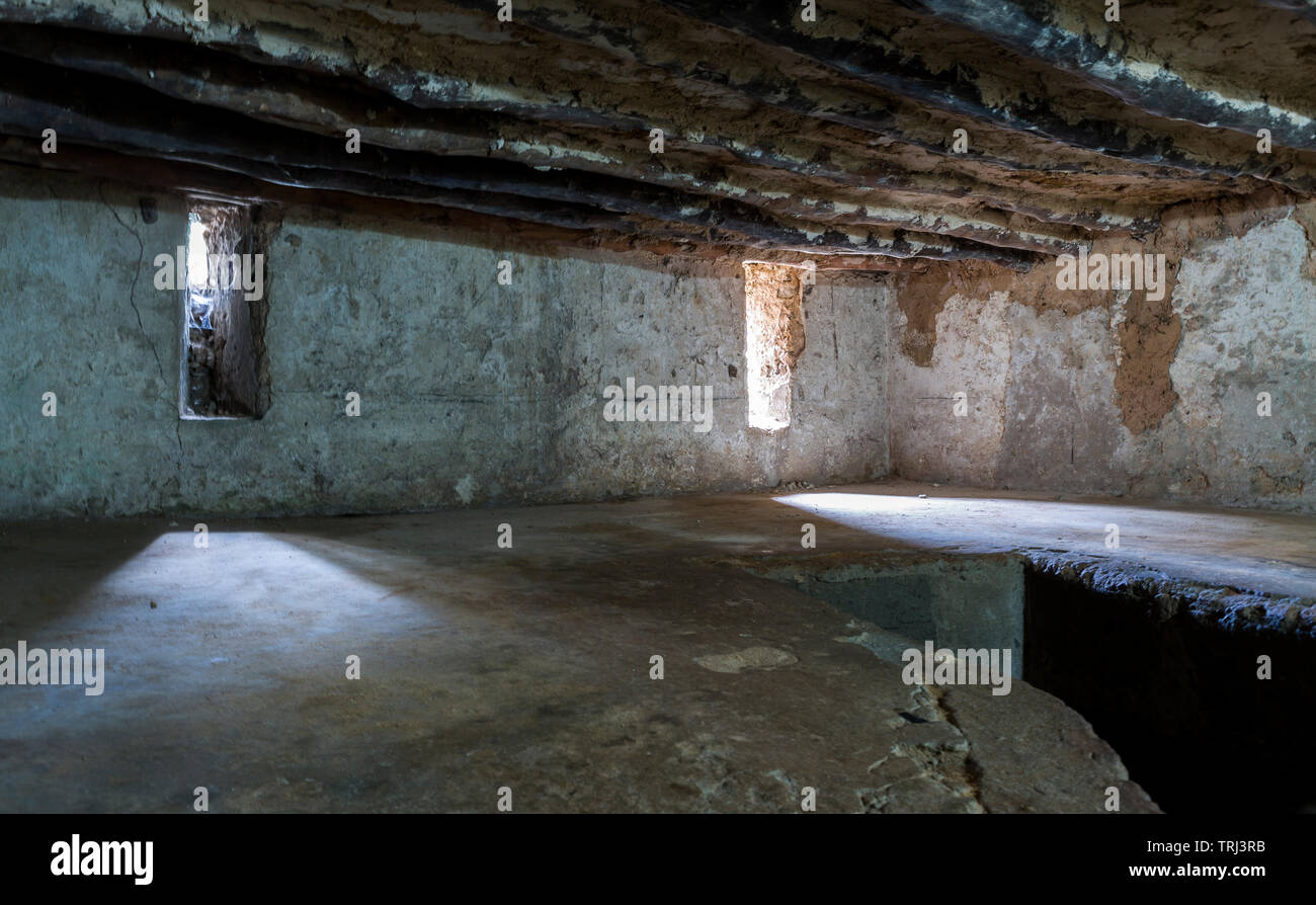 Old holding cell at the Slave Market in Zanzibar, Tanzania