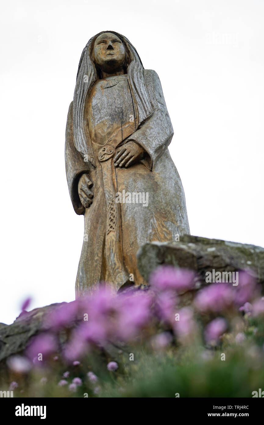 Sculpture of Fenella, a character in Sir Walter Scott’s 1823 novel