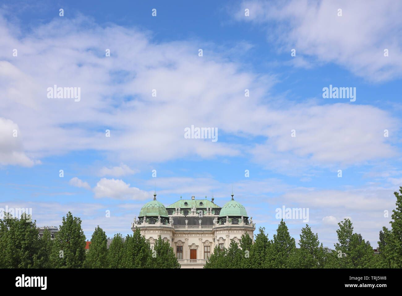 Upper Belvedere Palace, Vienna, Austria Stock Photo