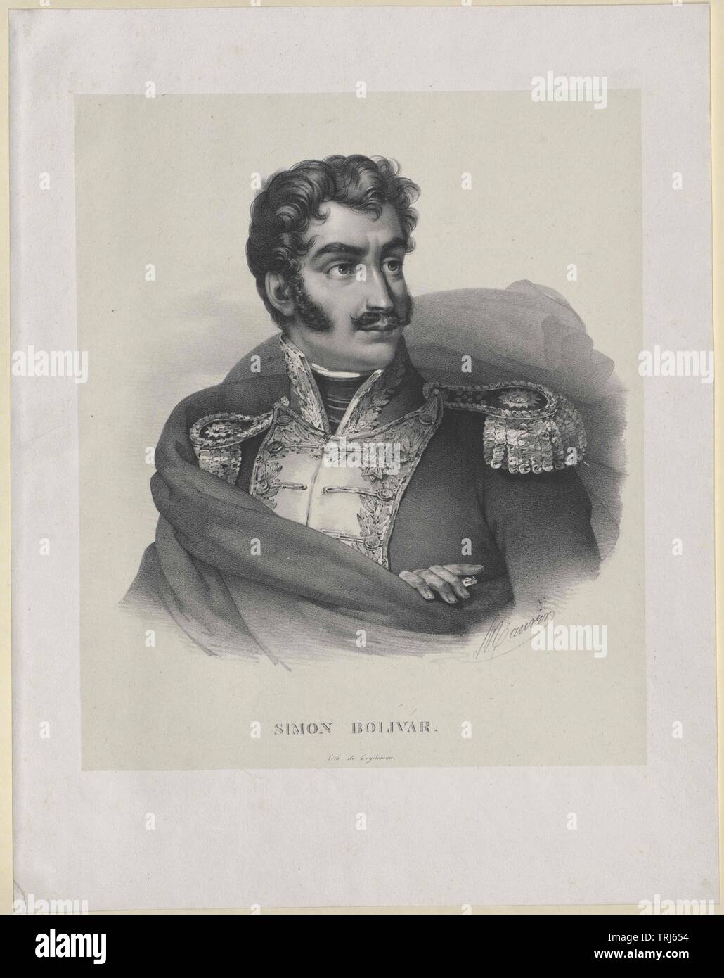 Bolivar, Simon, Additional-Rights-Clearance-Info-Not-Available Stock Photo