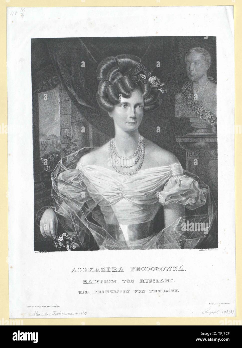Charlotte, princess of Prussian, Additional-Rights-Clearance-Info-Not-Available Stock Photo