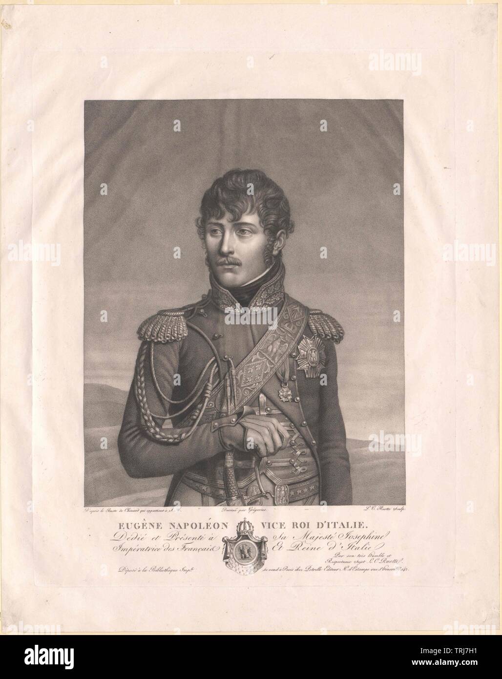 Beauharnais, Eugène de, Additional-Rights-Clearance-Info-Not-Available Stock Photo