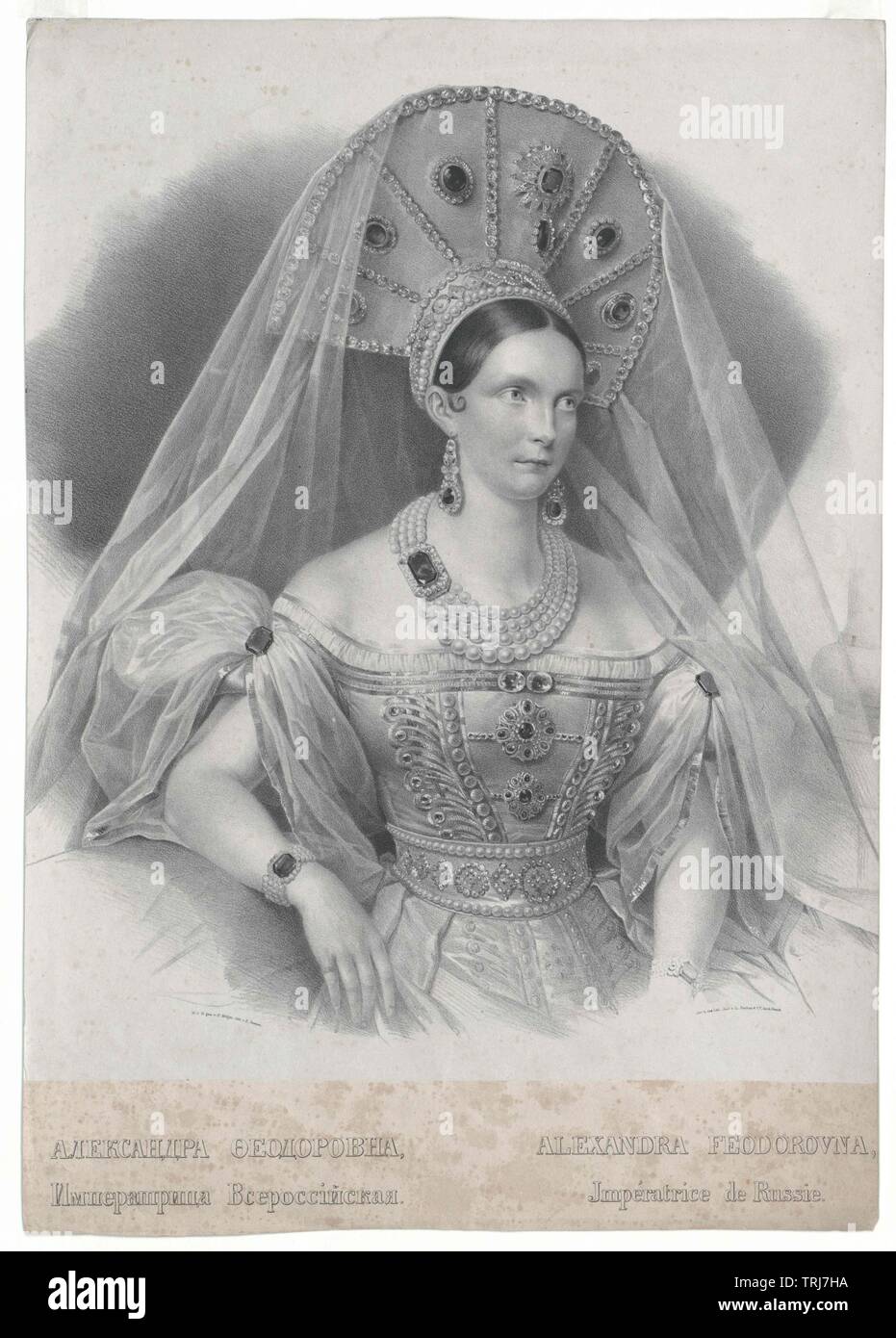 Charlotte, princess of Prussian, Additional-Rights-Clearance-Info-Not-Available Stock Photo