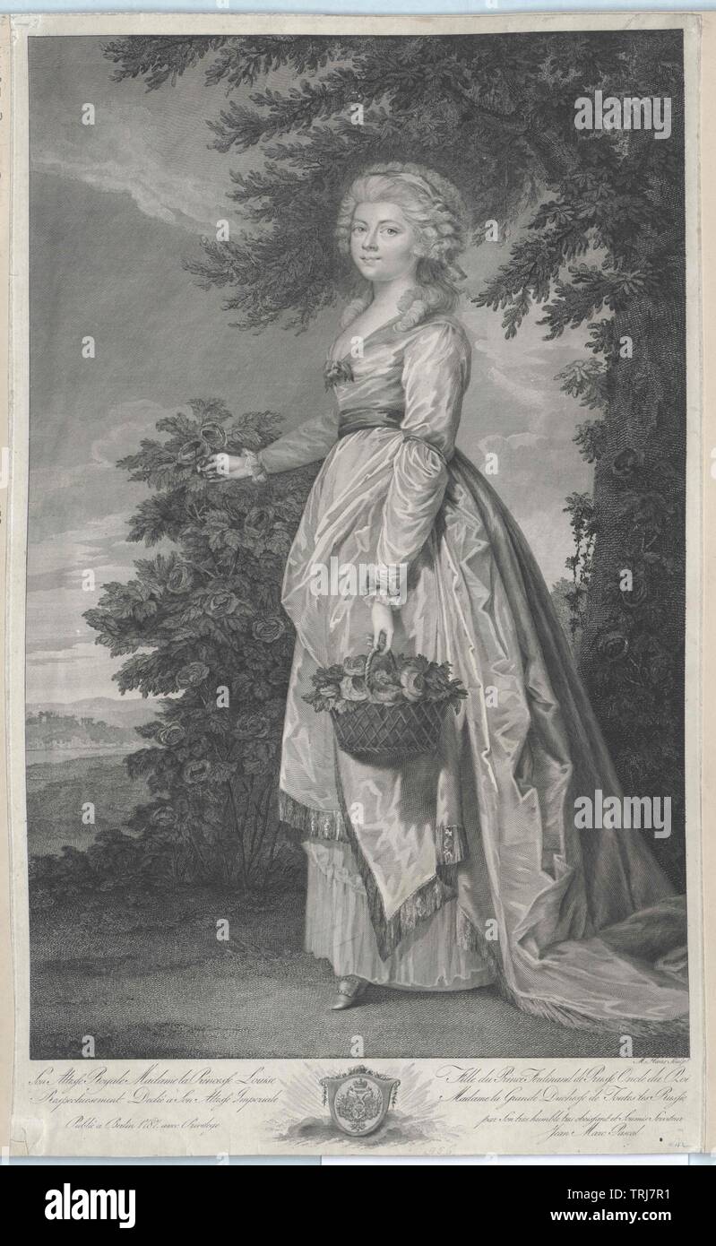 Louisa, princess of Prussian, Additional-Rights-Clearance-Info-Not-Available Stock Photo