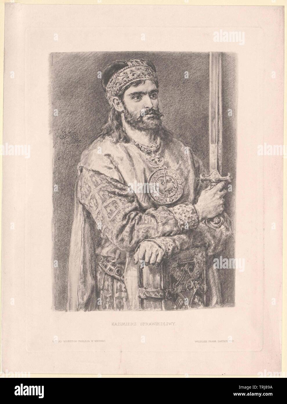 Casimir II, Duke of Poland, Additional-Rights-Clearance-Info-Not-Available Stock Photo