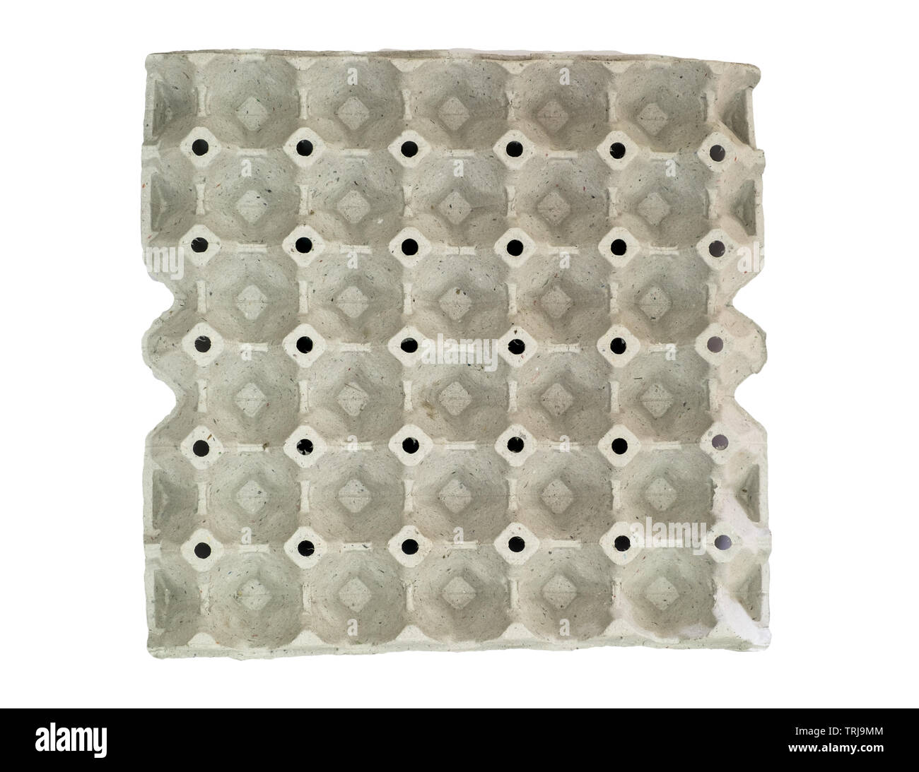 Paper tray package for egg,isolated on background Stock Photo