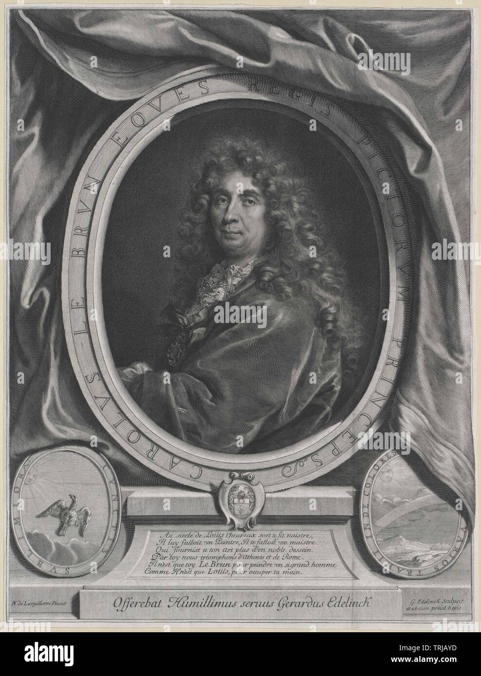 Le Brun, Charles, Additional-Rights-Clearance-Info-Not-Available Stock Photo