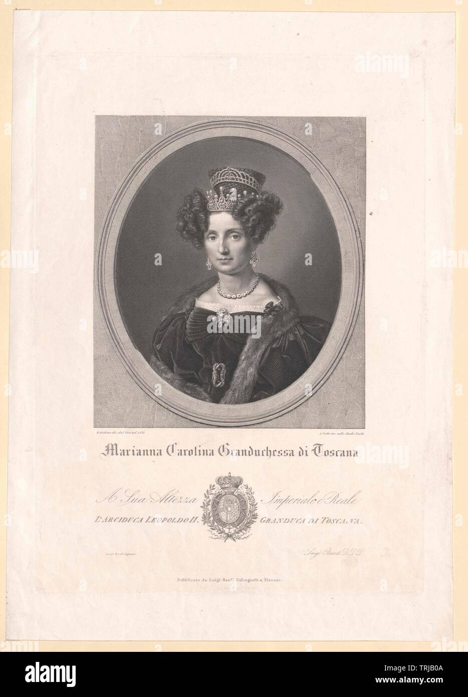 Marie Anna, princess of Saxony, Additional-Rights-Clearance-Info-Not-Available Stock Photo