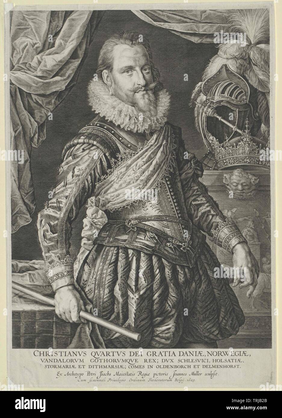 Christian IV, King of Denmark, Additional-Rights-Clearance-Info-Not-Available Stock Photo