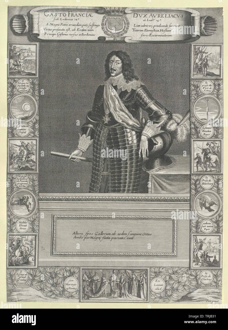 Gaston, Duke of Orleans, Additional-Rights-Clearance-Info-Not-Available Stock Photo