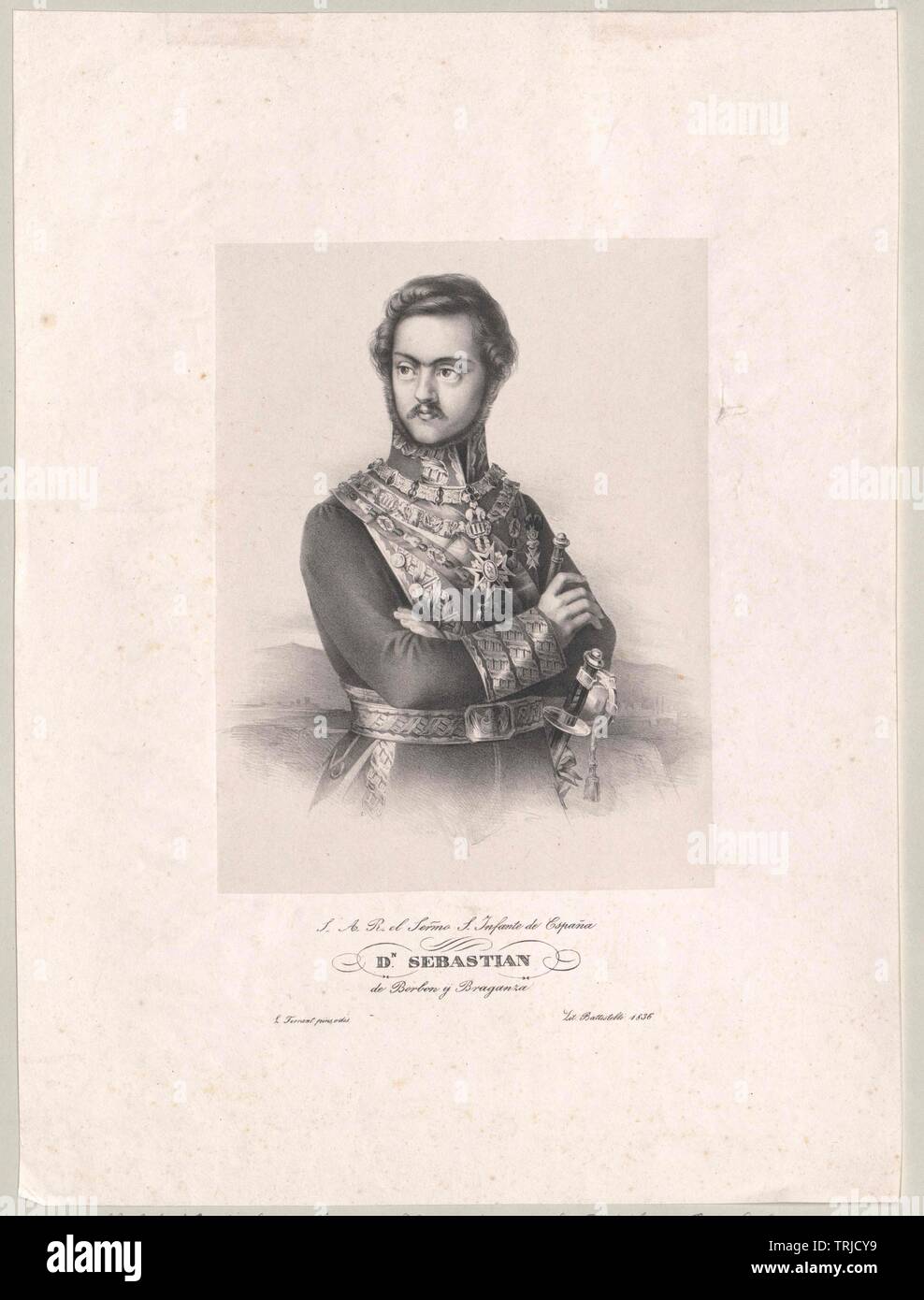 Sebastian, Infante of Spain, Additional-Rights-Clearance-Info-Not-Available Stock Photo