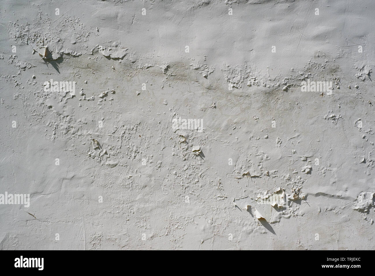 texture - White plastered wall Stock Photo