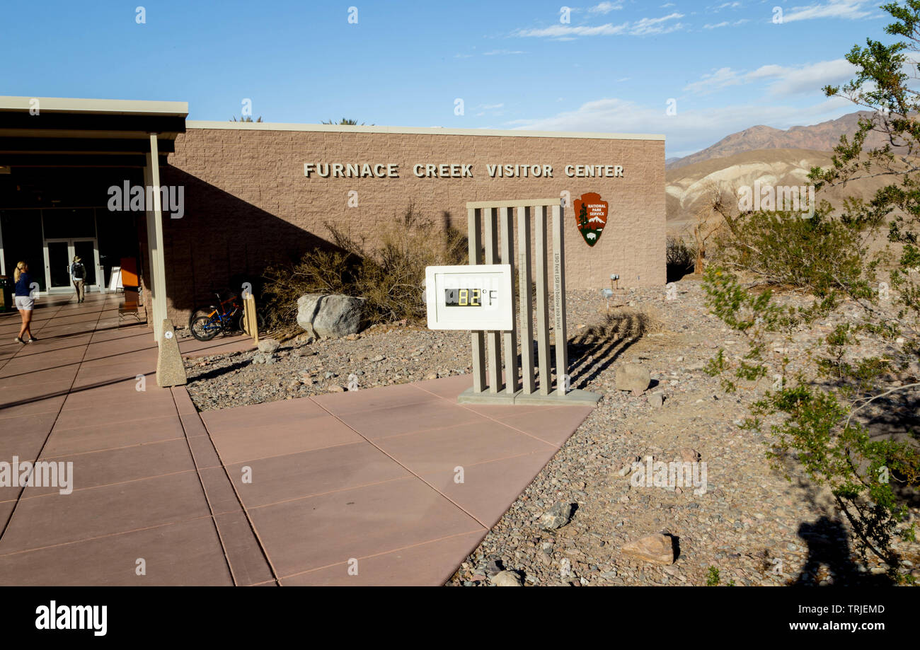 Furnace Creek Visitor Center Death Valley National Park Causa Stock