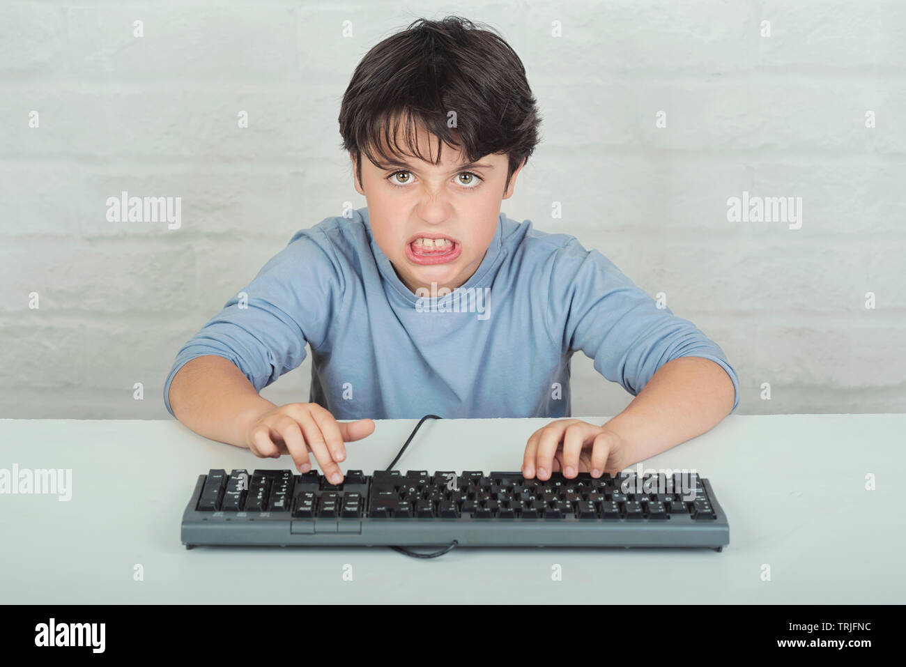 Child tantrum computer hires stock photography and images Alamy