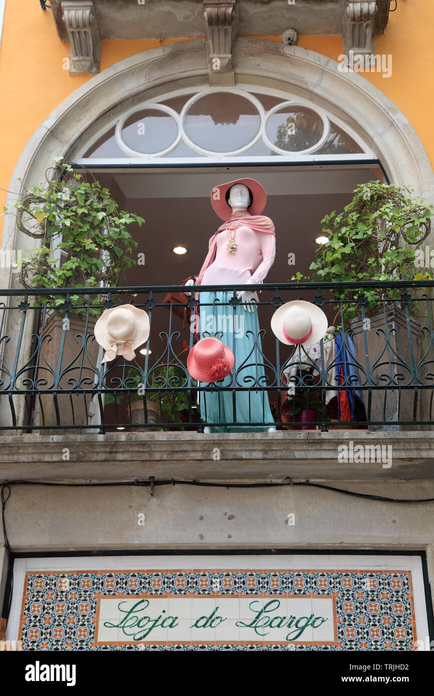 Portugal, Sintra, shop window, street scene, Stock Photo