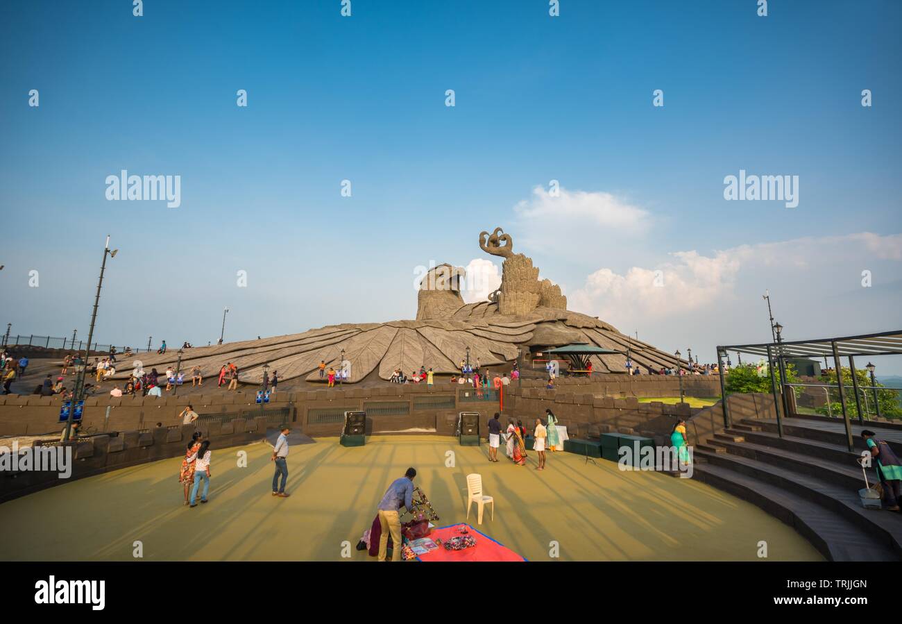 Jatayu- world's largest bird sculpture Stock Photo