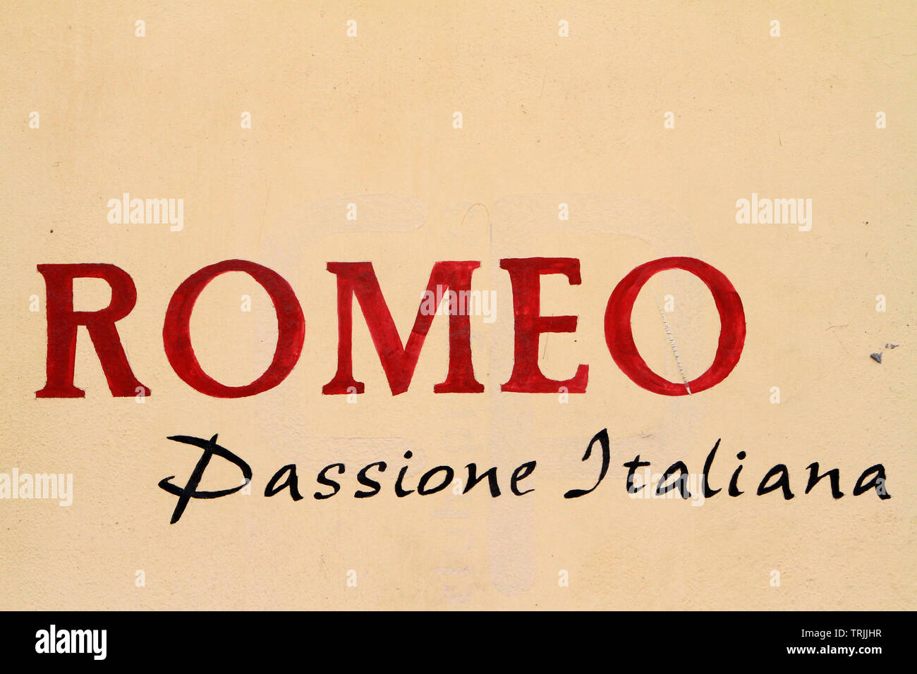 Roméo, passion italienne. Prague. Czech Republic. Stock Photo