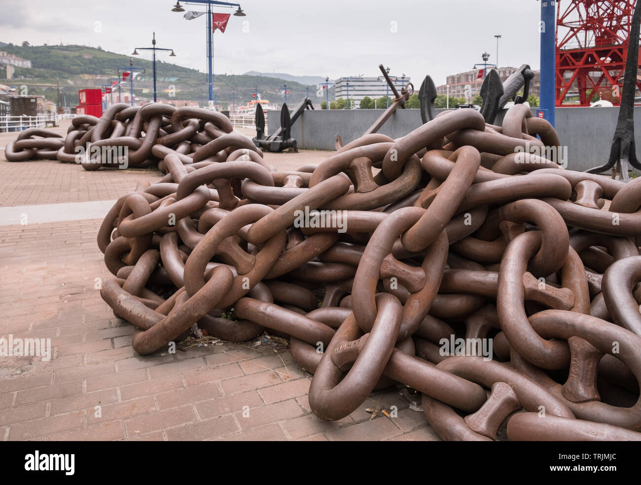 Ships anchor chain hi-res stock photography and images - Alamy